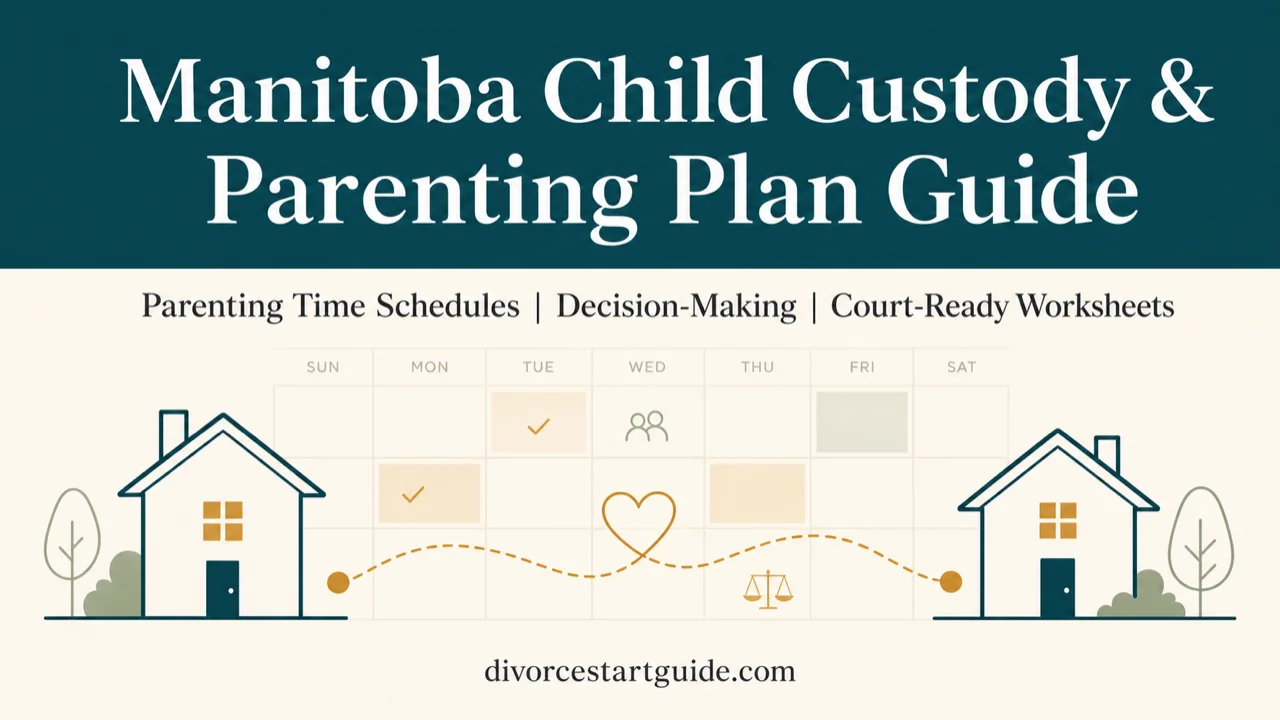 Manitoba Custody & Parenting Plan Guide — Court-Ready in Hours