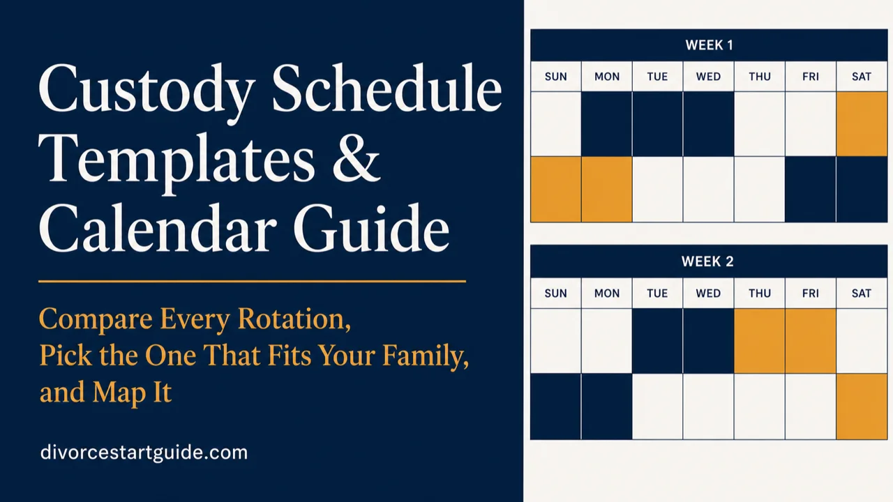 Custody Schedule Templates & Calendar Guide