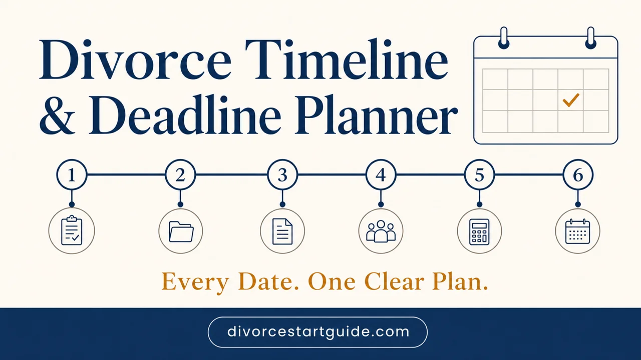 Universal Divorce Timeline Planner — Keep Every Deadline in One Place