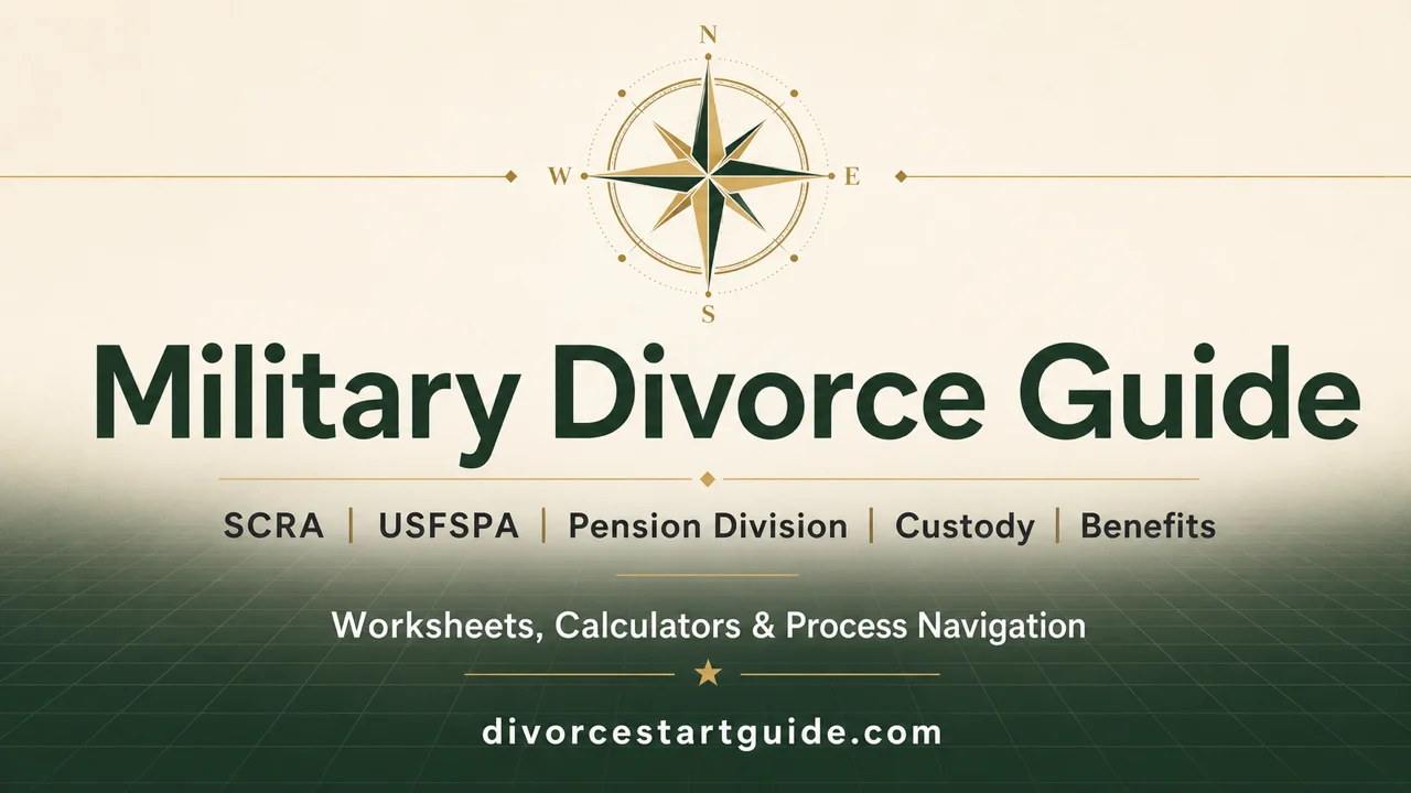 Military Divorce Guide — Navigate SCRA, Pension Division & Custody