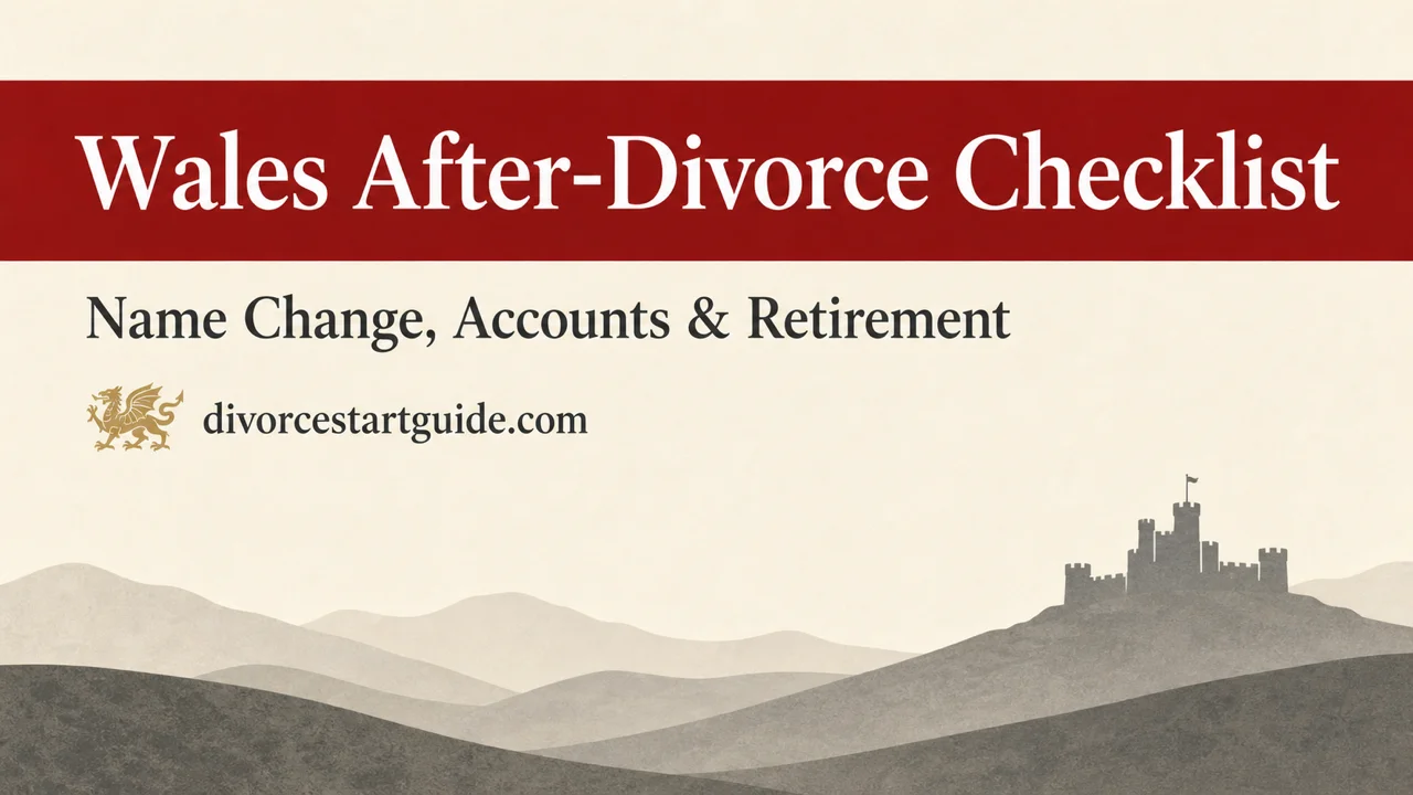 Wales Post-Divorce Checklist — Name, Accounts & Pension