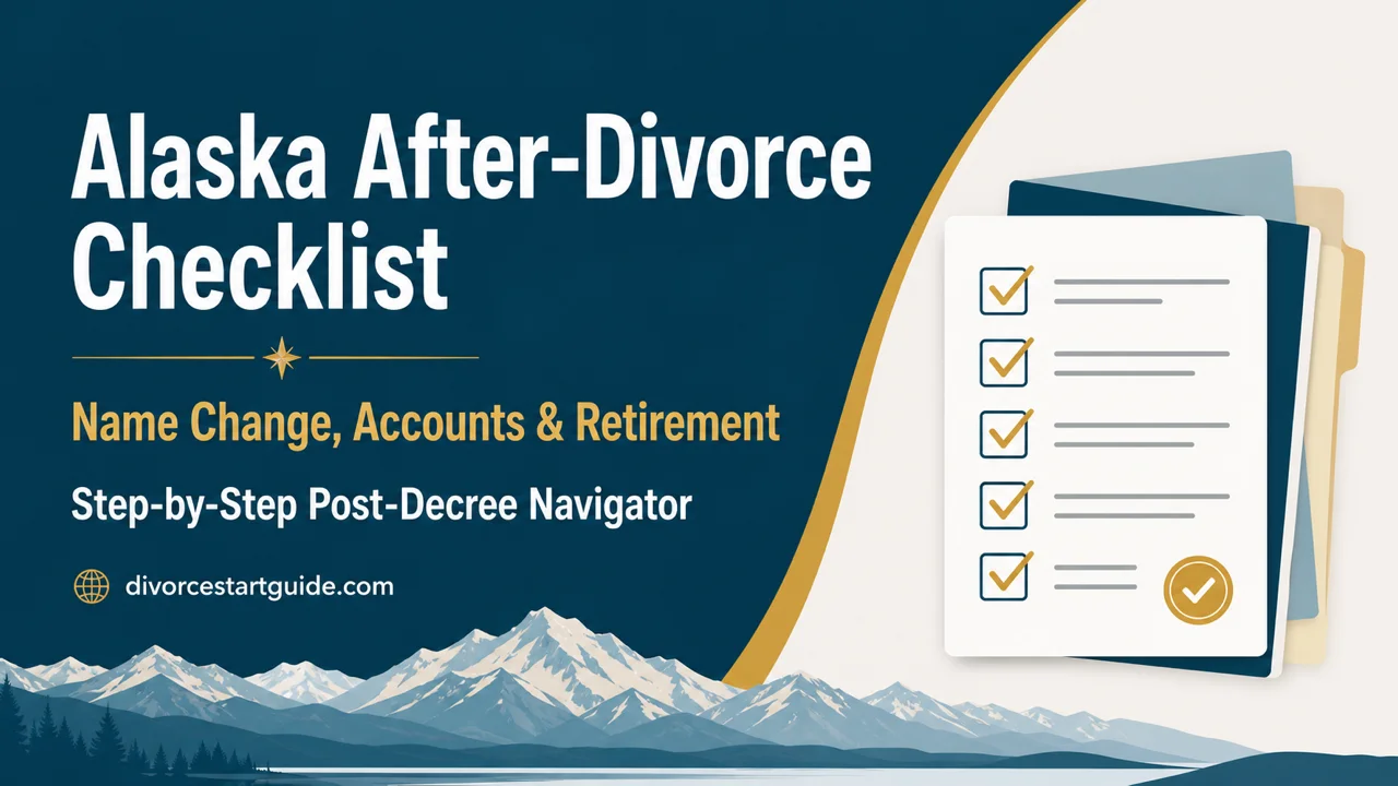 Alaska Post-Divorce Checklist — Name, Accounts & Retirement