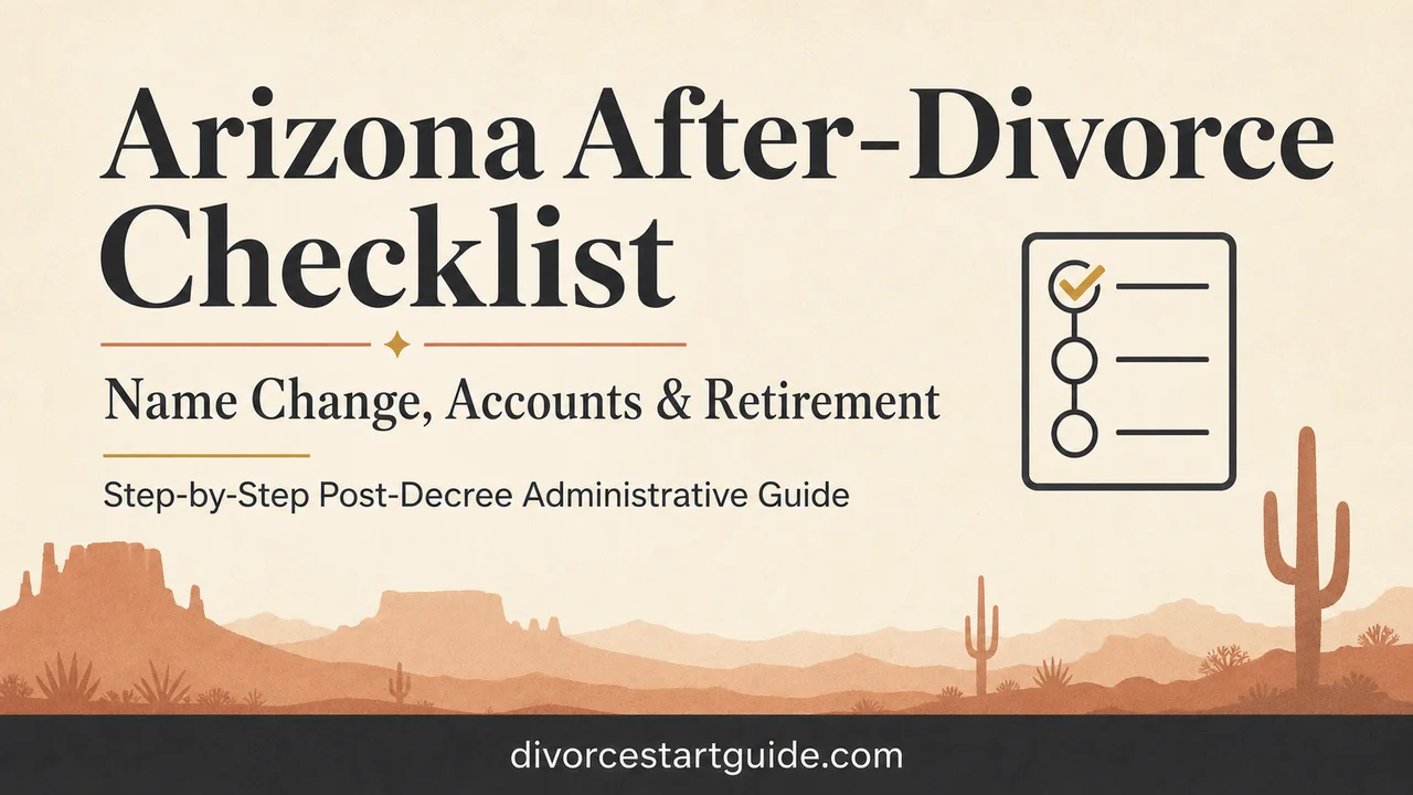Arizona After-Divorce Checklist — Name, Accounts & Retirement