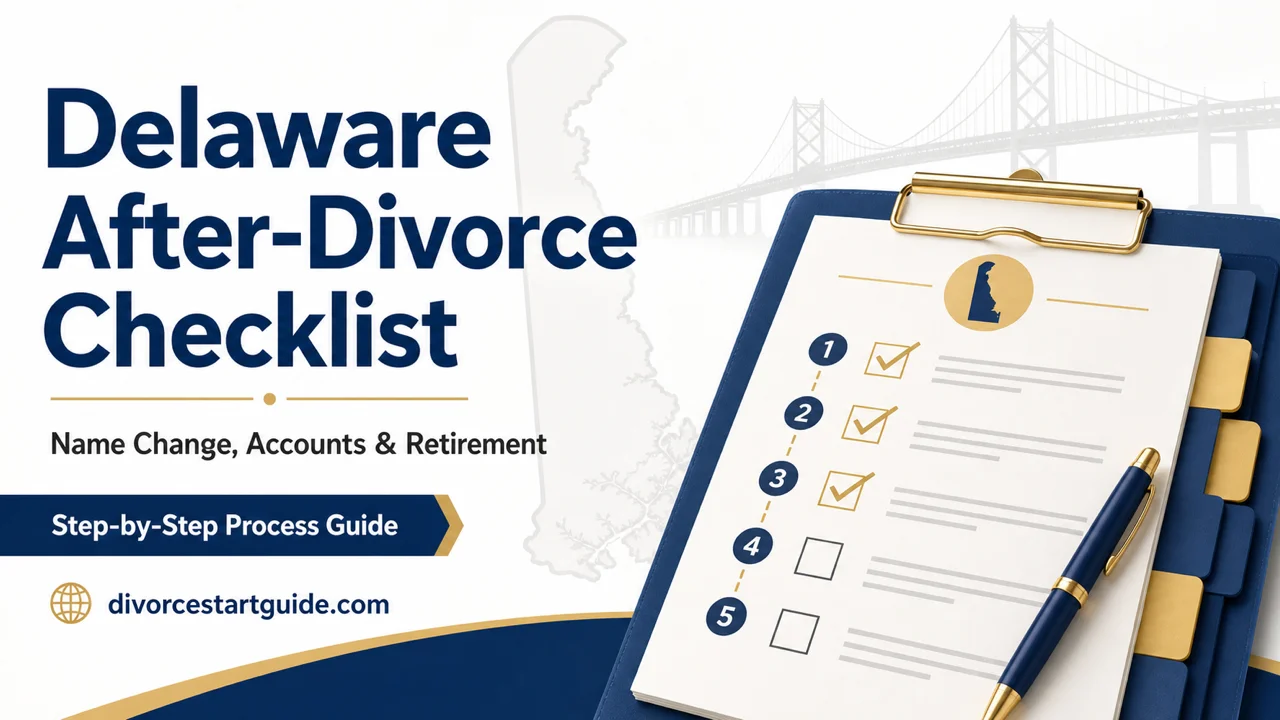 Delaware After-Divorce Checklist — Name, Accounts & QDRO