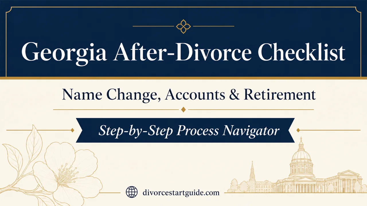 Georgia After-Divorce Checklist — Name, Accounts & Retirement
