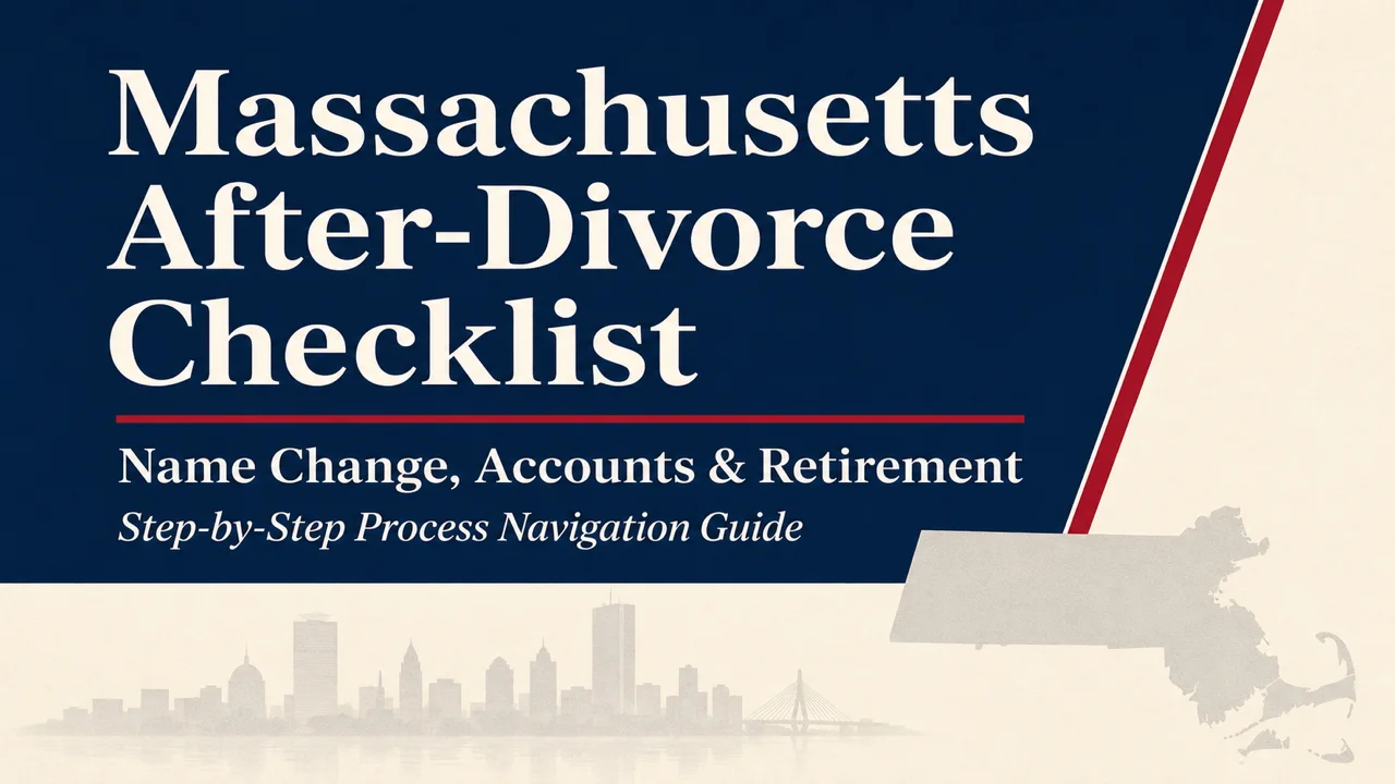 Massachusetts After-Divorce Checklist — Nisi to Absolute, Done Right
