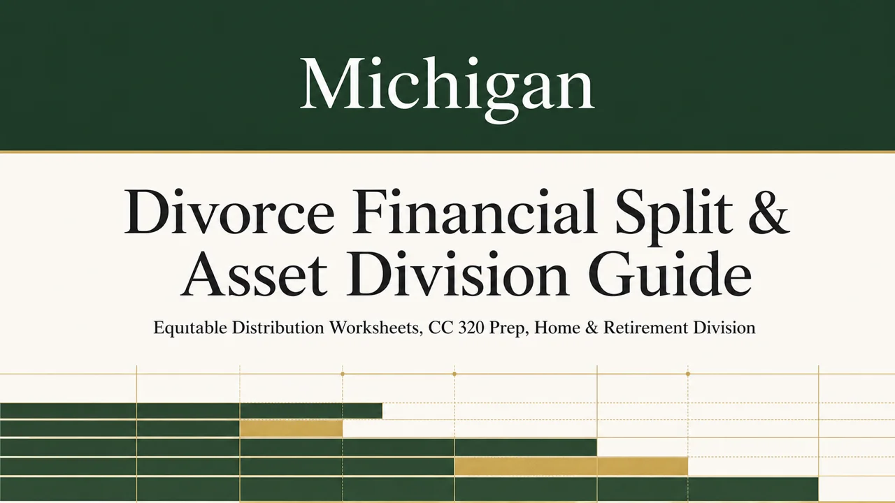 Michigan Divorce Financial Split — Equitable Distribution, Done Right