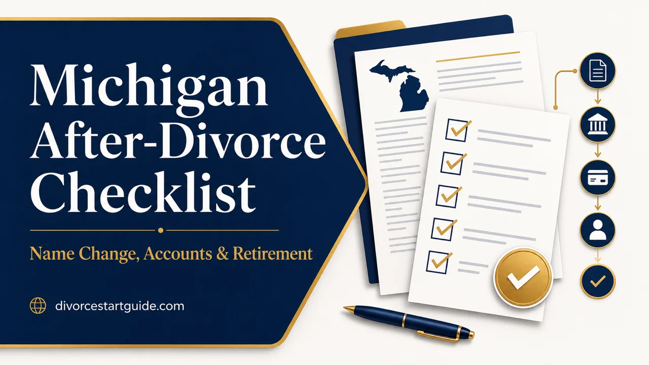 Michigan After-Divorce Checklist — Name, Accounts & Retirement