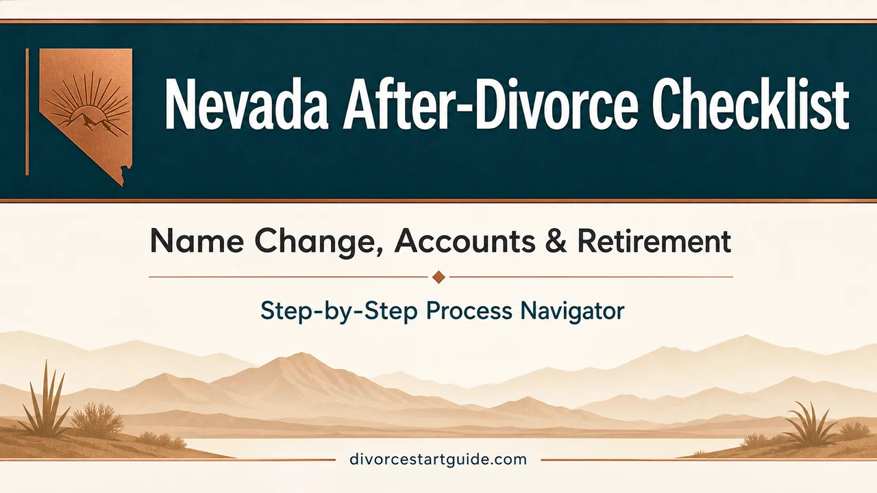 Nevada Post-Divorce Checklist — Name, Accounts & Retirement
