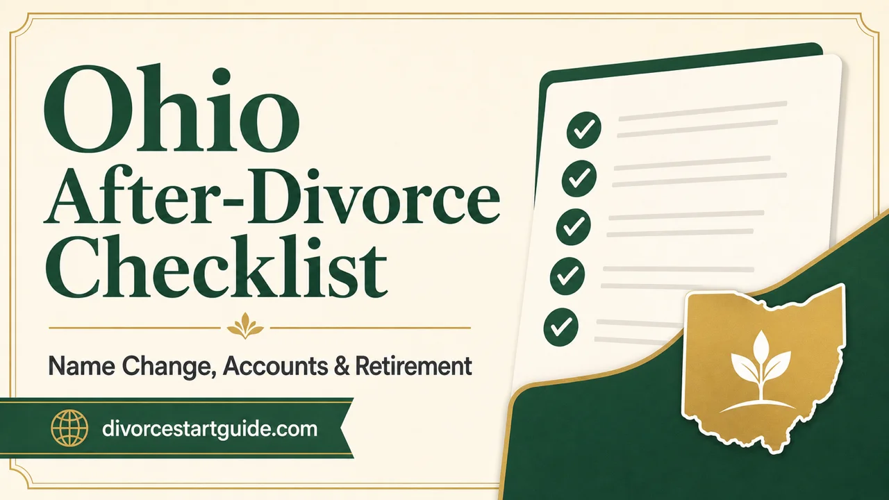 Ohio Post-Divorce Checklist — Name, Accounts & Retirement