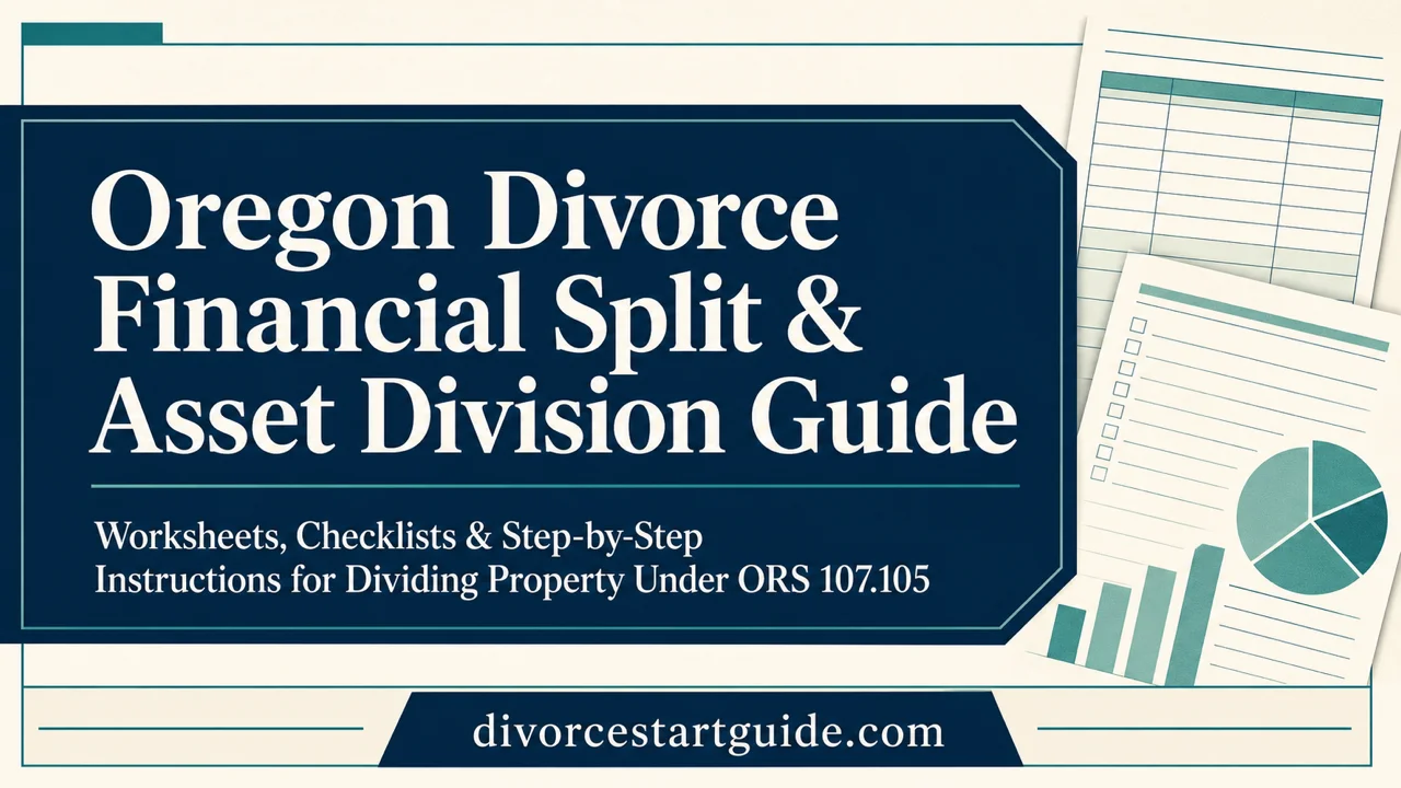 Oregon Divorce Financial Split — Worksheets, Not Guesswork