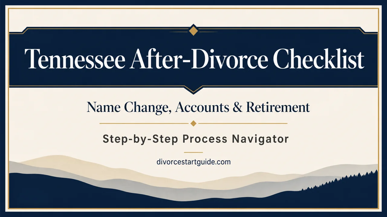 Tennessee After-Divorce Checklist: Name Change, Accounts & Retirement