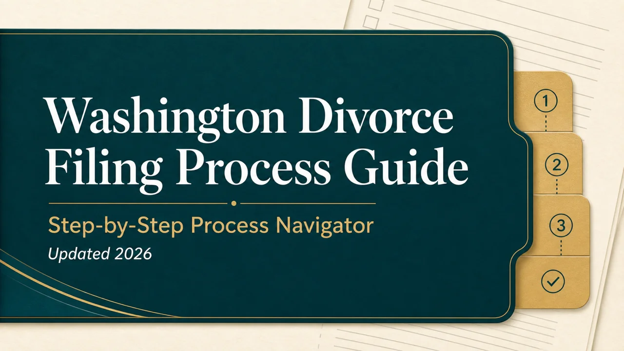 Washington Divorce Filing Guide — Your Step-by-Step Process Navigator