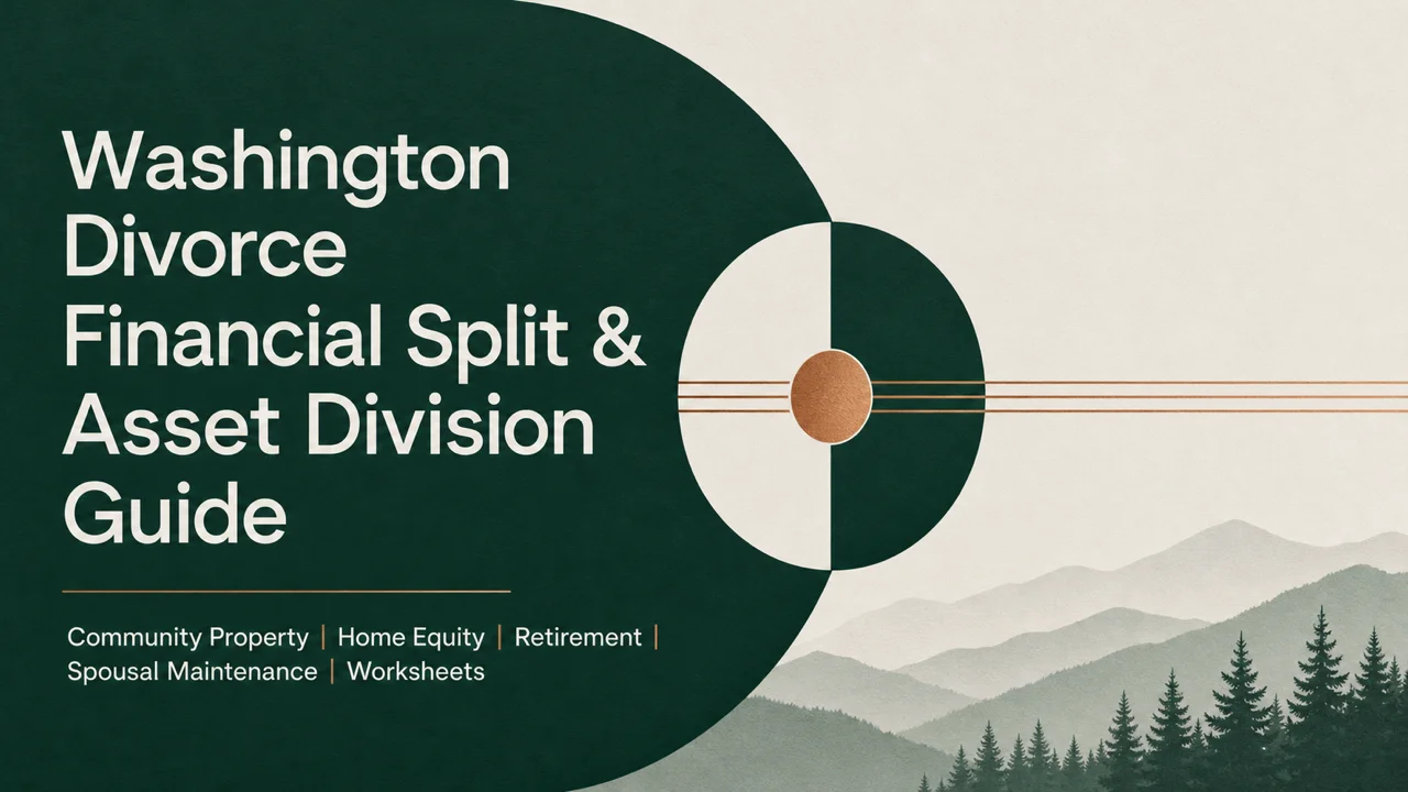 Washington Divorce Financial Split — Community Property Done Right
